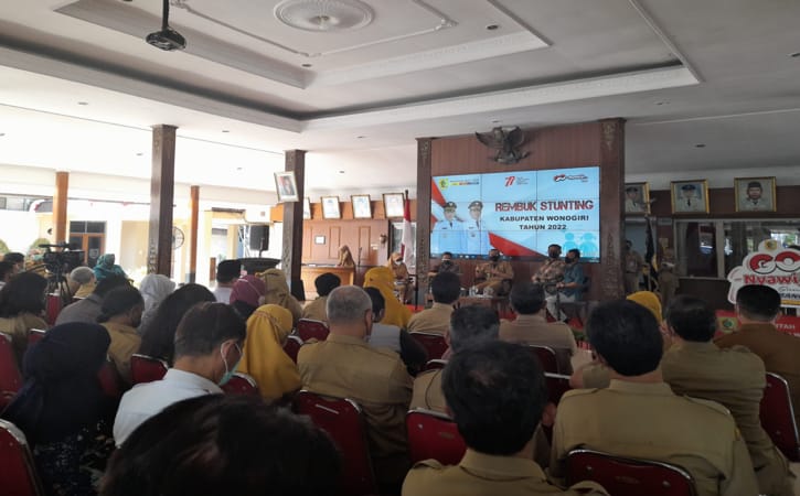 Sebaran Kasus Terpetakan, Wonogiri Optimistis Menuju Zero Stunting