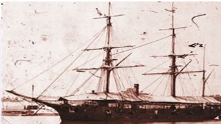 Kapal bernama Pritayamronnayuth digunakan Raja Thailand, Rama V, ke Tanah Jawa pada 1871. (Museum Nasional).