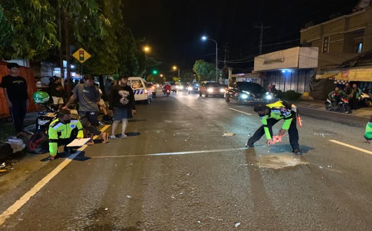 Motor Vs Mobil di Jl. Jenderal Ahmad Yani Wonogiri, Seorang Pelajar Meninggal
