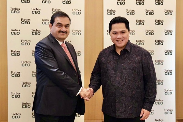 Menteri BUMN Erick Thohir hadir dalam The 20th Forbes Global CEO Conference di Singapura, Senin-Selasa (26-27/9/2022). (Istimewa)