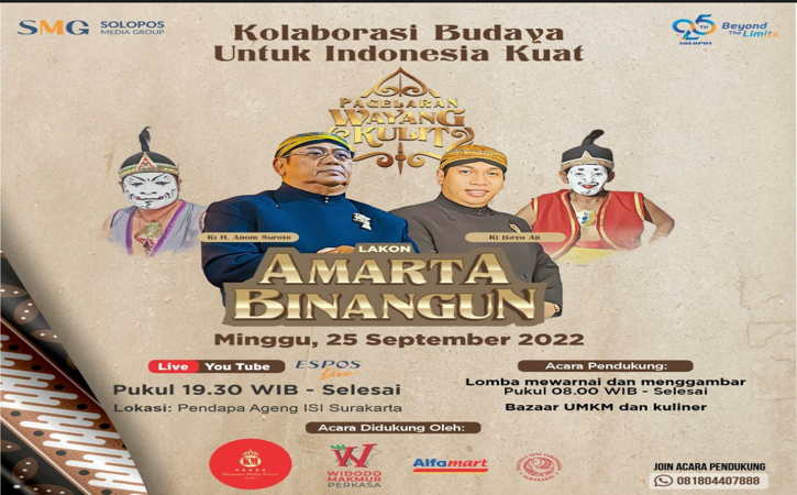 Jangan Lupa Besok! Pentas Wayang Bersama Dalang Ki Anom Suroto di ISI Solo