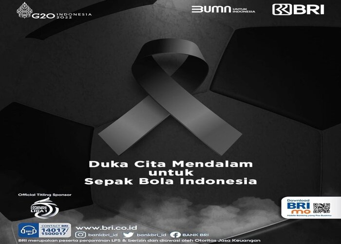 BRI Sampaikan Belasungkawa kepada Korban Kerusuhan Kanjuruhan Malang