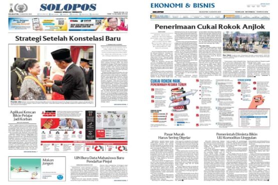 Solopos Hari Ini : Strategi Setelah Konstelasi Baru