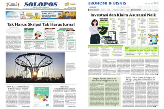 Solopos Hari Ini : Tak Harus Skripsi Tak Harus Jurnal